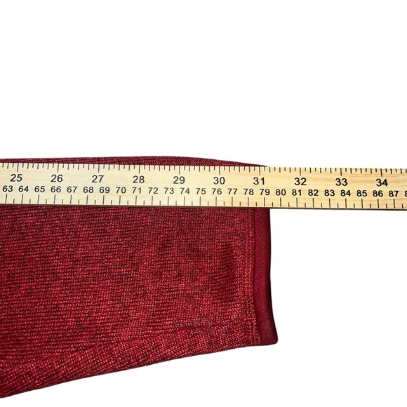 Patagonia 1/4 Zip Sherpa Lined Red Sweater Men’s Size Large - Picture 6 of 7